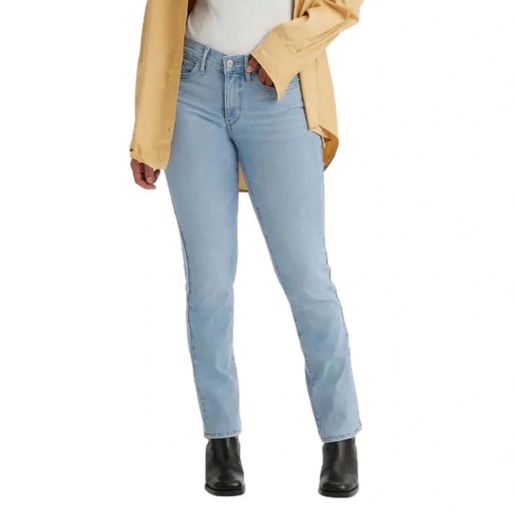 Levi's Ladies 314 Jeans Stretch Straight Tummy Slimming 31 X 32 NWT